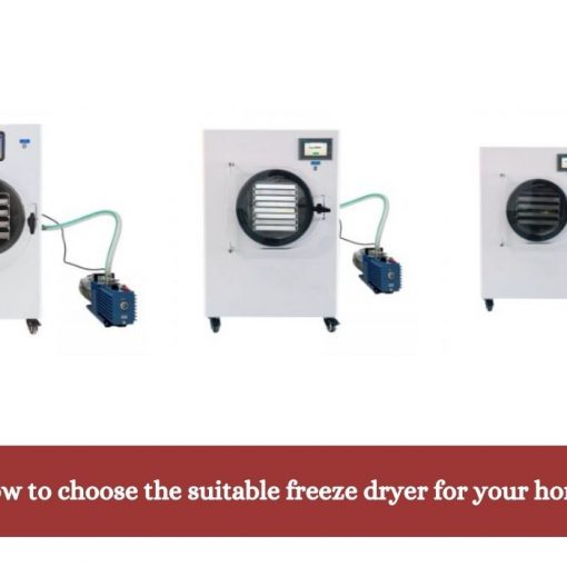 How to choose the suitable freeze dryer for your home